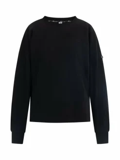 Dreimaster Sweatshirts & Sweatjacken<Damen Oversize Sweatshirt schwarz uni