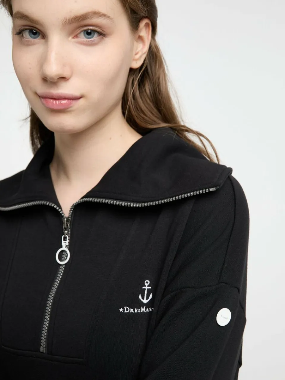 Damen Dreimaster Sweatshirts & Sweatjacken>Damen Oversized Sweatshirt
