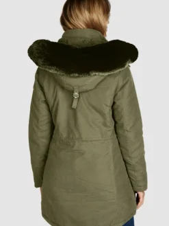Navigazione Jacken & Westen<Damen Parka grün uni