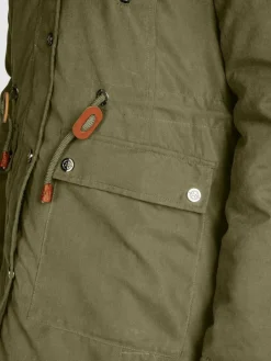 Navigazione Jacken & Westen<Damen Parka grün uni