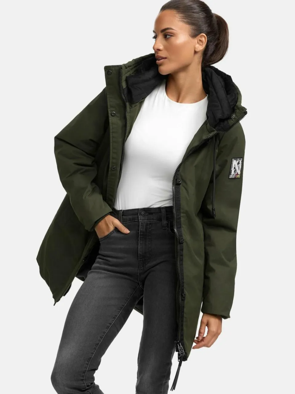 Damen Navahoo Jacken & Westen>Damen Parka - Eishauch 14