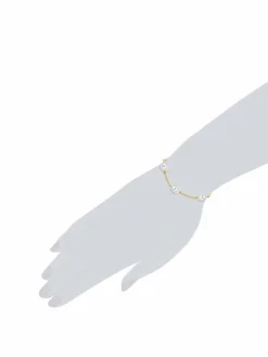 Valero Pearls Schmuck<Damen Perlen-Armband gold uni