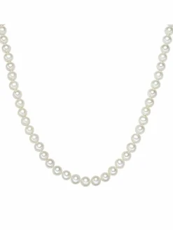 Valero Pearls Schmuck<Damen Perlen-Kette weiß uni