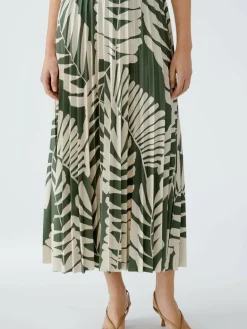 Damen Oui Röcke>Damen Plisseerock