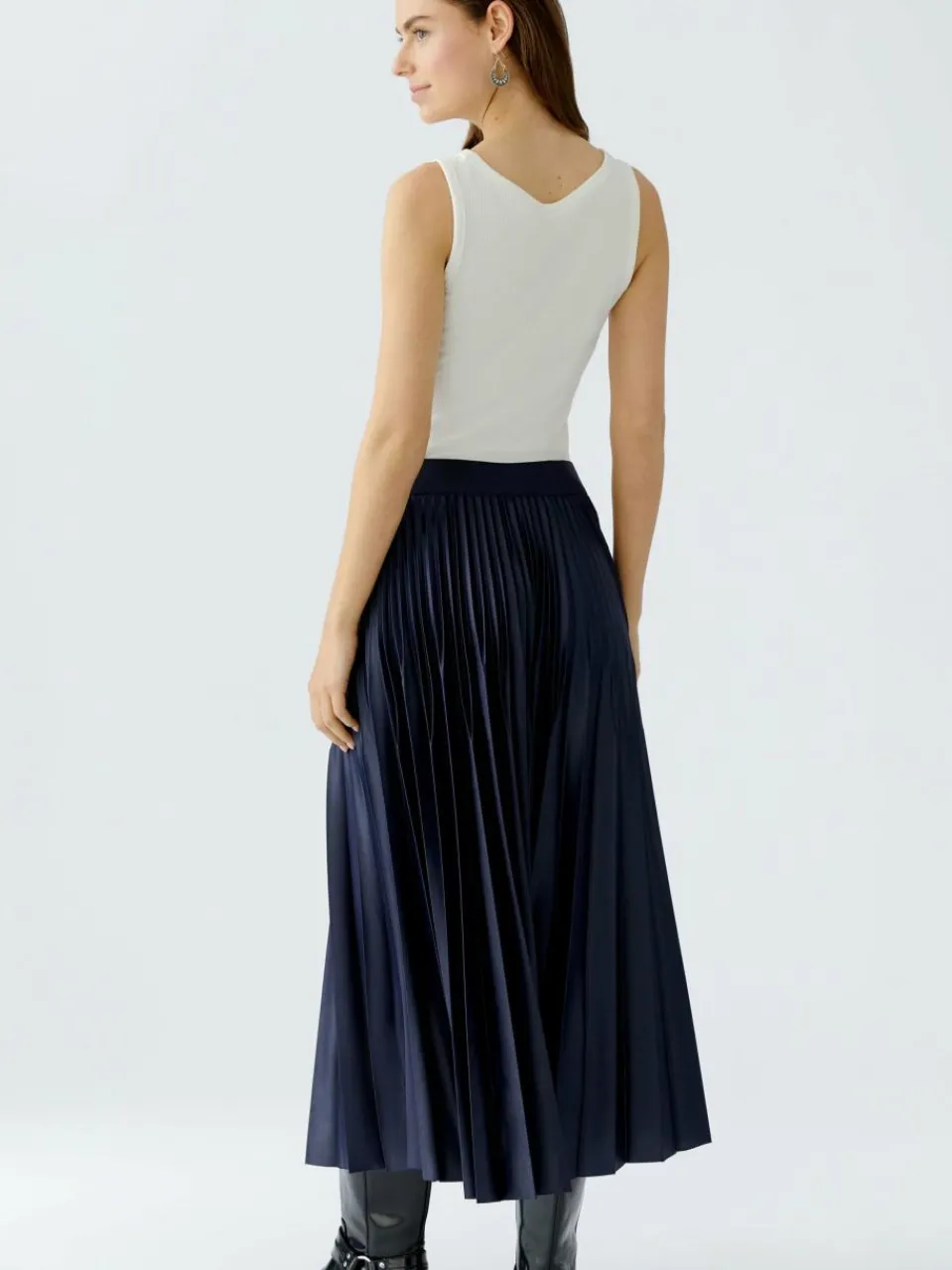 Damen Oui Röcke>Damen Plisseerock