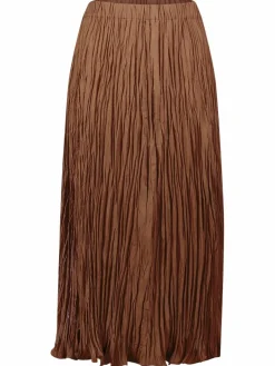 Betty Barclay Röcke<Damen Plisseerock braun nougat uni