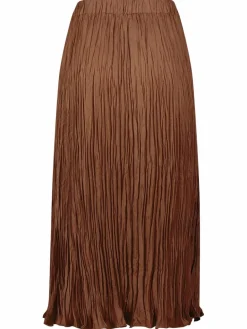Betty Barclay Röcke<Damen Plisseerock braun nougat uni