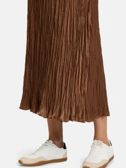 Betty Barclay Röcke<Damen Plisseerock braun nougat uni