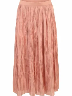 Cartoon Röcke<Damen Plisseerock aprikot uni