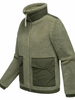 Ragwear Jacken & Westen<Damen Plüschjacke - Arctika oliv uni