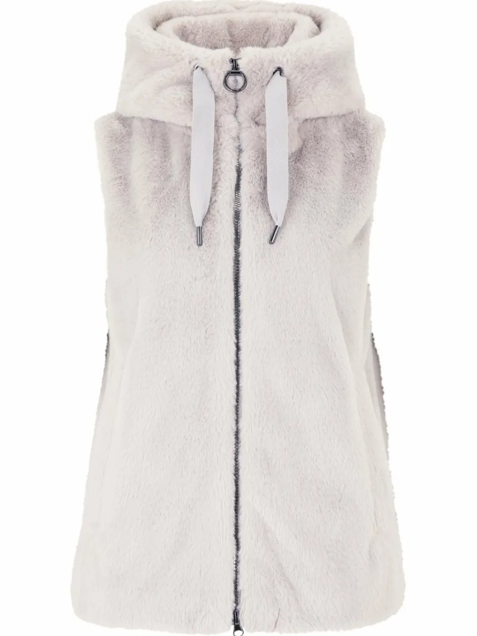 Betty Barclay Jacken & Westen<Damen Plüschweste grau uni