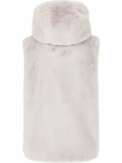 Betty Barclay Jacken & Westen<Damen Plüschweste grau uni