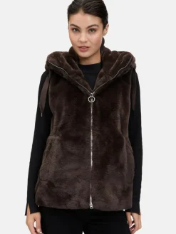 Damen Betty Barclay Jacken & Westen>Damen Plüschweste