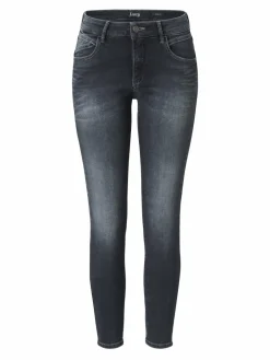 Paddock`s Jeans<Damen 5-Pocket Jeans - LUCY Skinny Fit dark stone uni