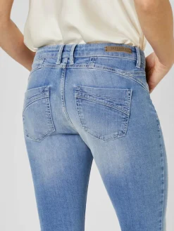 Paddock`s Jeans<Damen 5-Pocket Jeans - LUCY Skinny Fit bleached uni