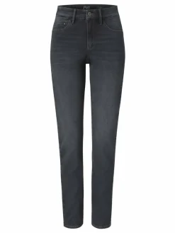 Paddock`s Jeans<Damen 5-Pocket Jeans - PAT Slim Fit dark stone uni