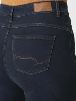 Paddock`s Jeans<Damen 5-Pocket Jeans - PAT Slim Fit blau uni