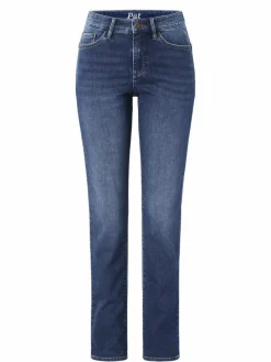 Paddock`s Jeans<Damen 5-Pocket Jeans - PAT Slim Fit dark stone uni
