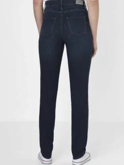 Paddock`s Jeans<Damen 5-Pocket Jeans - PAT Slim Fit schwarz uni