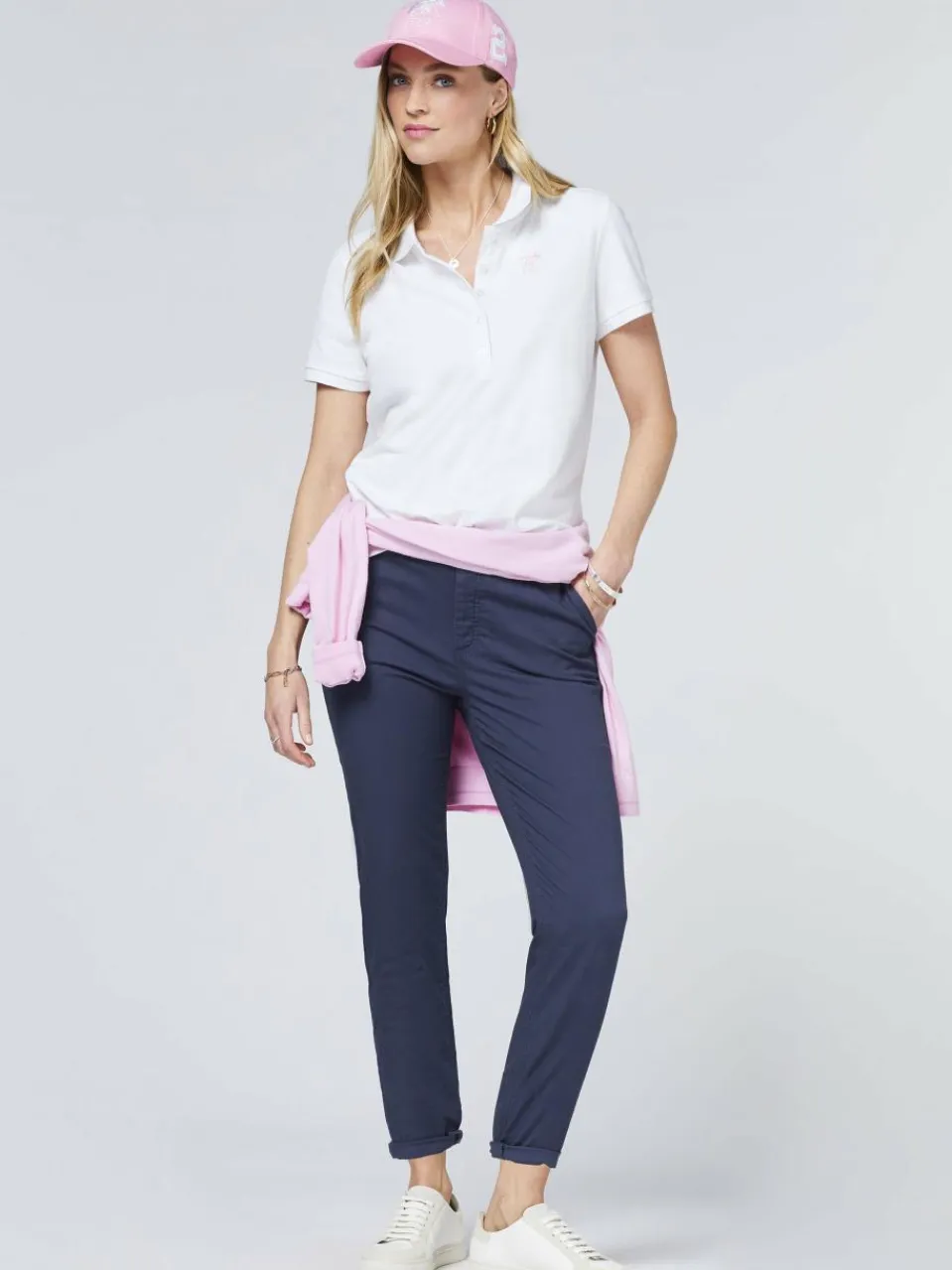 Polo Sylt Shirts & Tops<Damen Polo weiß uni