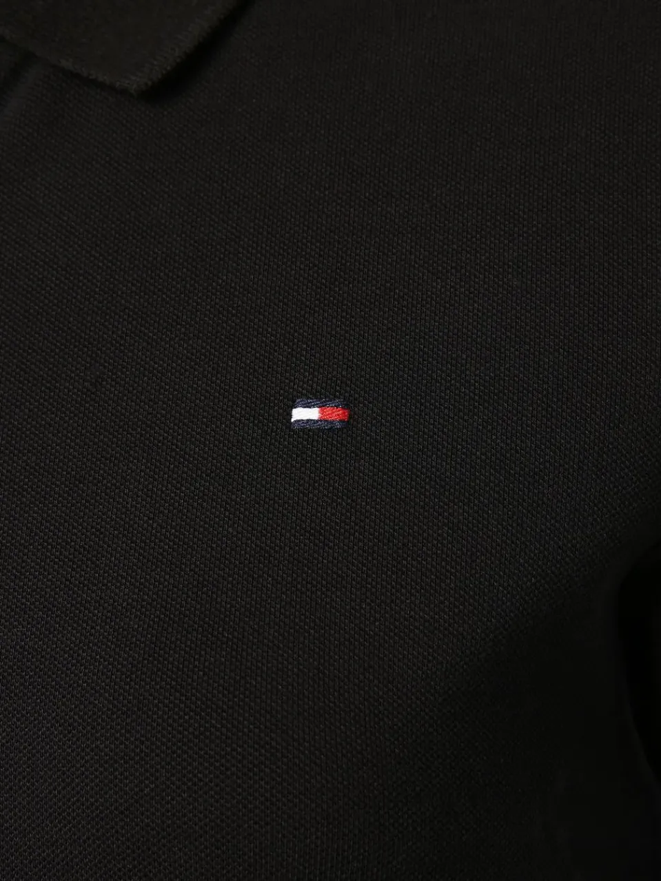 Tommy Hilfiger Shirts & Tops<Damen Poloshirt schwarz uni