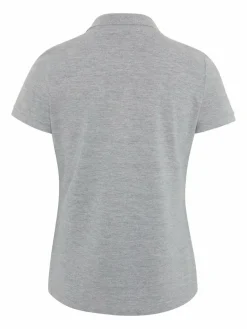 Polo Sylt Shirts & Tops<Damen Poloshirt hellgrau grau uni