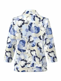 Frank Walder Shirts & Tops<Damen Poloshirt mehrfarbig gemustert