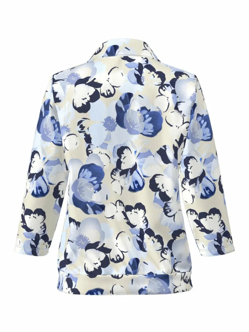 Frank Walder Shirts & Tops<Damen Poloshirt mehrfarbig gemustert