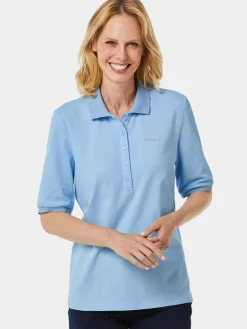 Damen Goldner Shirts & Tops>Damen Poloshirt - Poloshirt in hochwertiger Pikee-Qualität