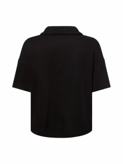 Opus Shirts & Tops<Damen Poloshirt - Silkas schwarz uni