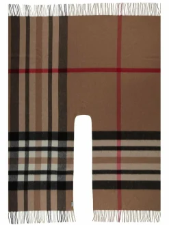 Fraas Pullover & Strickjacken<Damen Poncho camel kariert