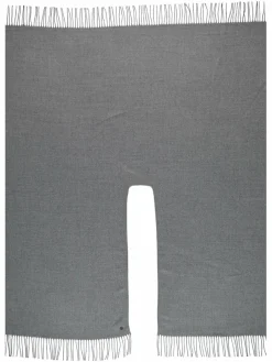 Fraas Pullover & Strickjacken<Damen Poncho hellgrau uni