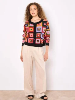 Apricot Pullover & Strickjacken<Damen Pullover schwarz bedruckt