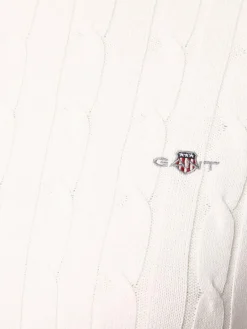 Gant Pullover & Strickjacken<Damen Pullover ecru uni