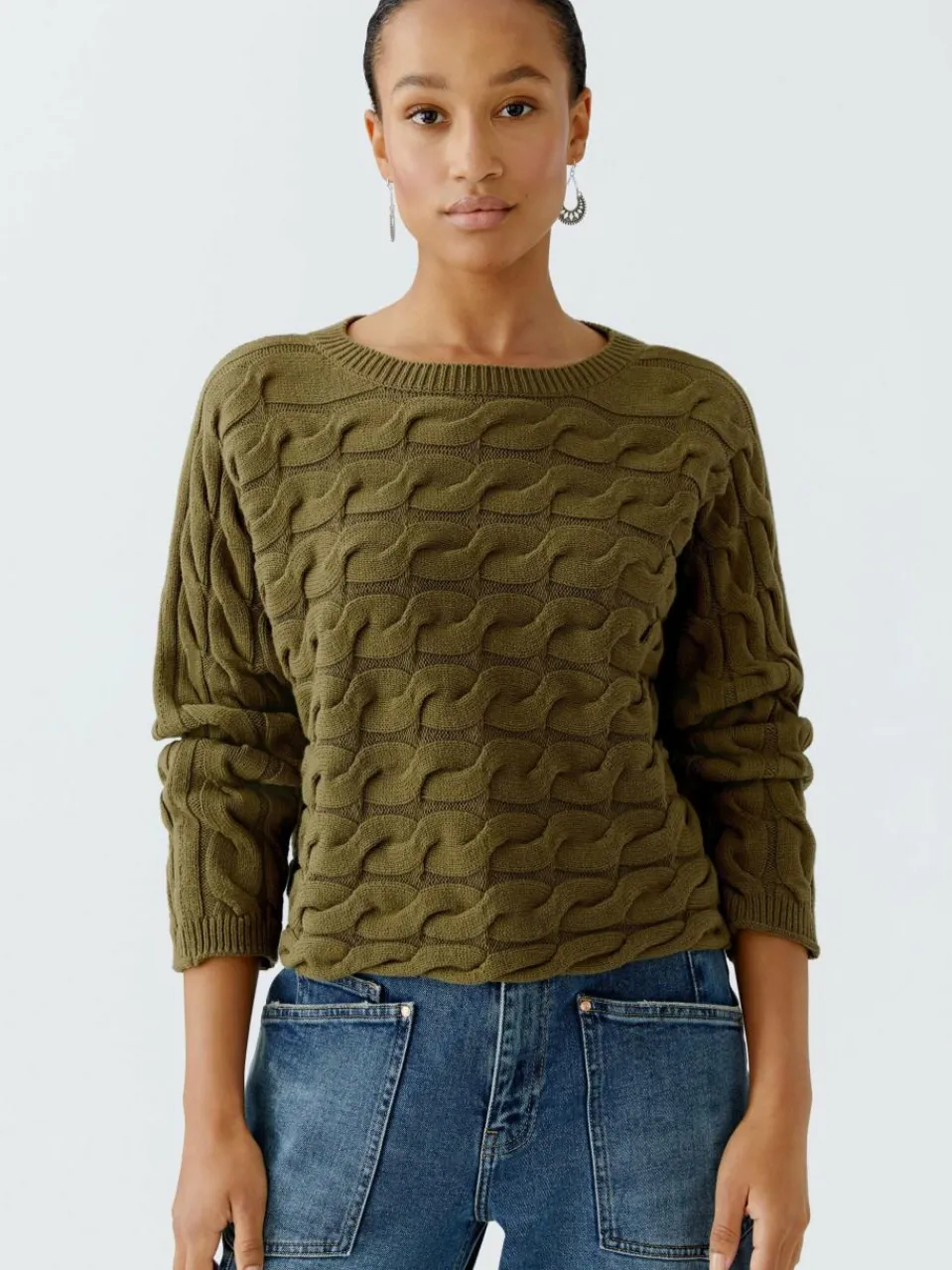 Damen Oui Pullover & Strickjacken>Damen Pullover