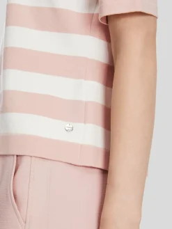 Marc Cain Pullover & Strickjacken<Damen Pullover altrosa gestreift