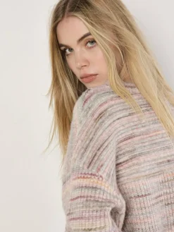 Apricot Pullover & Strickjacken<Damen Pullover rot uni