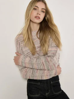 Apricot Pullover & Strickjacken<Damen Pullover rot uni