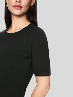 Marc Cain Sweatshirts & Sweatjacken<Damen Pullover schwarz uni