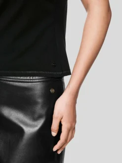 Marc Cain Sweatshirts & Sweatjacken<Damen Pullover schwarz uni