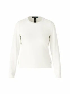 Marc Cain Pullover & Strickjacken<Damen Pullover weiß uni