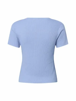 Marie Lund Pullover & Strickjacken<Damen Pullover blau uni