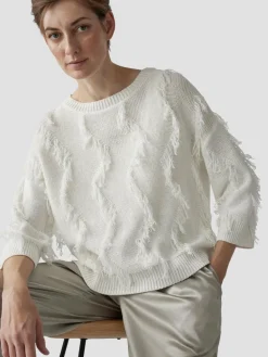 LCMT Pullover & Strickjacken<Damen Pullover beige uni