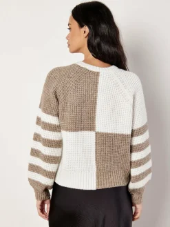 Apricot Pullover & Strickjacken<Damen Pullover beige gemustert