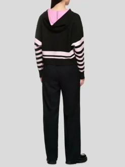 Marc Cain Pullover & Strickjacken<Damen Pullover schwarz uni