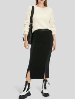 Marc Cain Pullover & Strickjacken<Damen Pullover weiß strukturiert