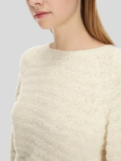 Marc Cain Pullover & Strickjacken<Damen Pullover weiß strukturiert