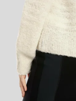 Marc Cain Pullover & Strickjacken<Damen Pullover weiß strukturiert