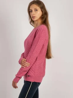 Vicci Germany Pullover & Strickjacken<Damen Pullover rosa uni
