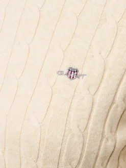 Gant Pullover & Strickjacken<Damen Pullover beige meliert